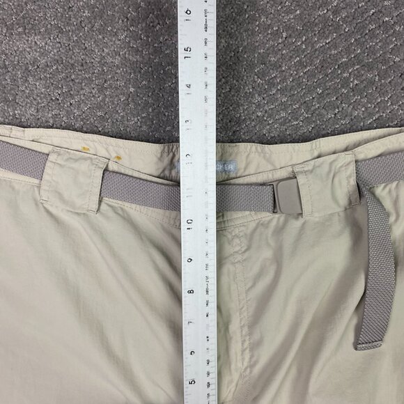 Columbia Insect Blocker Cargo Pants Men's XXL 34 Beige Belted Hiking Outdoor - Picture 12 of 15